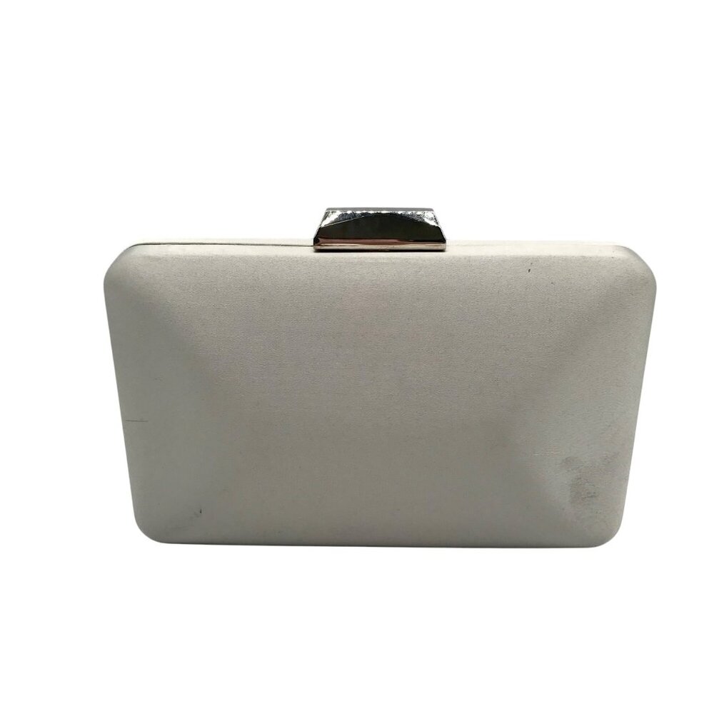 I.N.C. International Concepts Silver Crystal Top Handle Frame Convertible Crossb